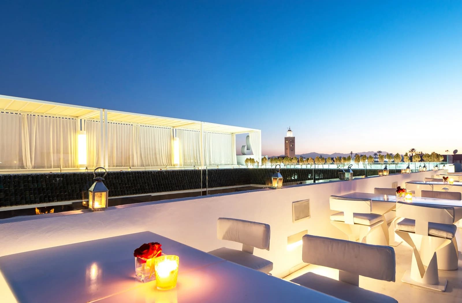 Rooftop dinner at Riad Elisa